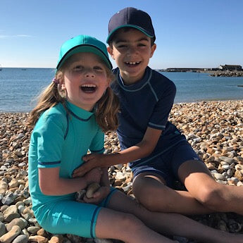 Turquoise/ blue baseball cap - small