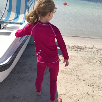 Magenta swim leggings age 2/3y