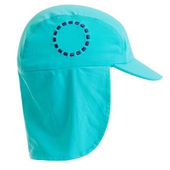 Turquoise/ blue legionnaire's hat - age 3-5y