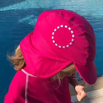 Magenta/ white legionnaire’s hat