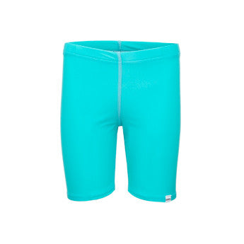 Turquoise swim shorts