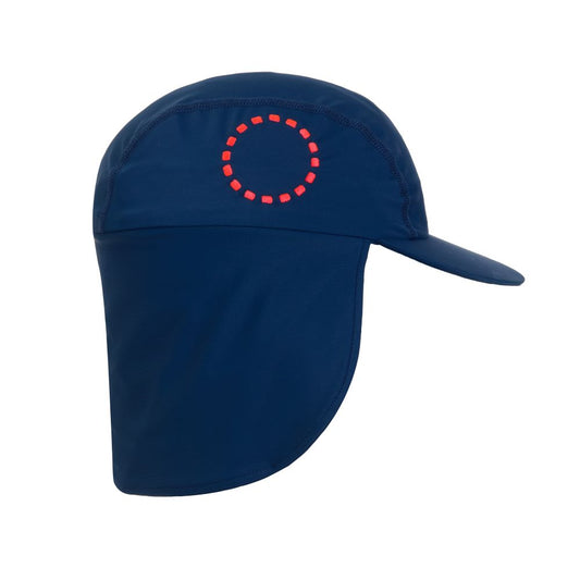 Blue/ fluoro red legionnnaire’s hat