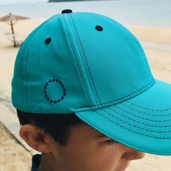 Turquoise/ blue baseball cap - small