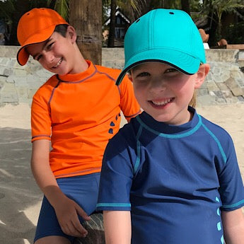 Turquoise/ blue baseball cap - small