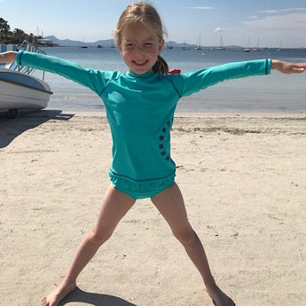 Girls navy 2025 swim bottoms
