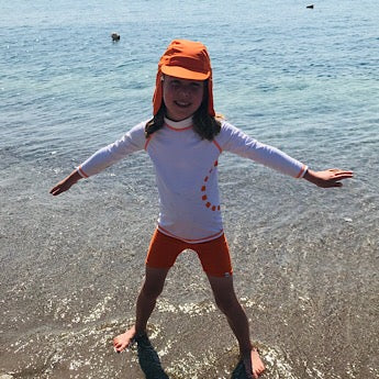 Orange/ blue legionnaire's hat