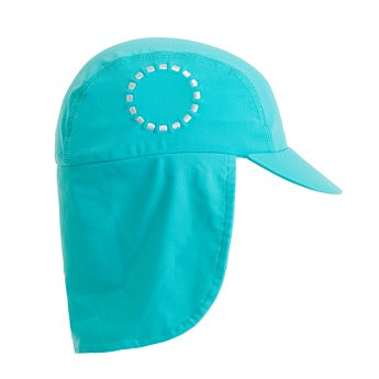 Turquoise/ white legionnaire's hat