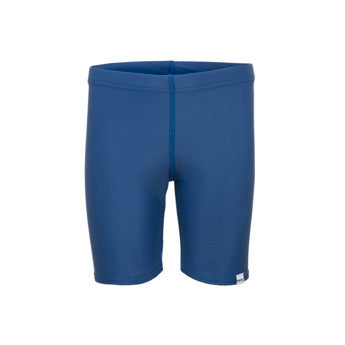 Blue swim shorts