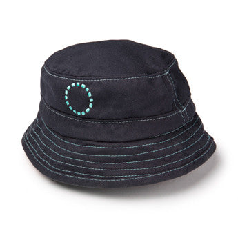 Blue/ turquoise bucket hat - small